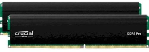 Пам'ять 16Gb x 2 (32Gb Kit) DDR4, 3200 MHz, Crucial Pro, Black, 22