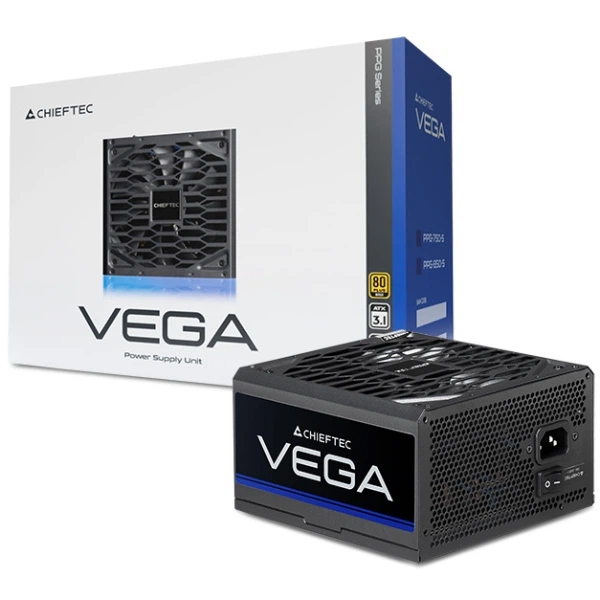БЖ 750W Chieftec VEGA PPG-750-S ATX 3.1 135mm, 80+ Gold, Retail - зображення 7
