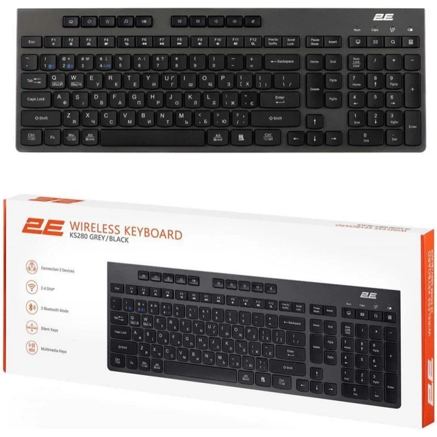 Клавиатура 2E KS280 Black (2E-KS280WBGR_UA) - изображение 10