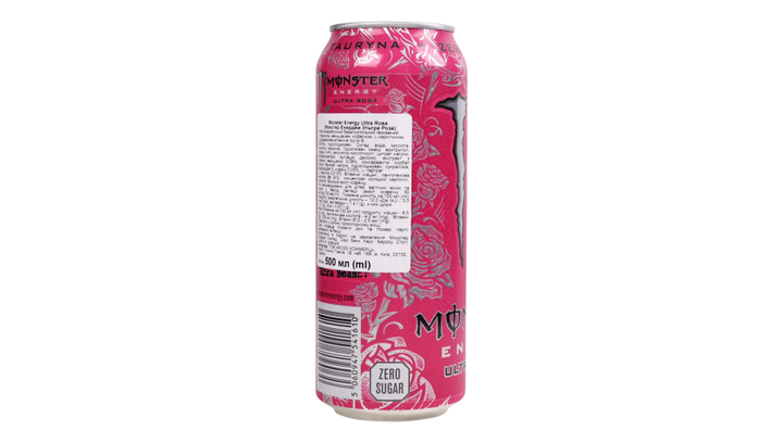 Набір Напій Енергетичний 12шт Monster Energy Ultra Rosa Zero Sugar 500ml - зображення 3
