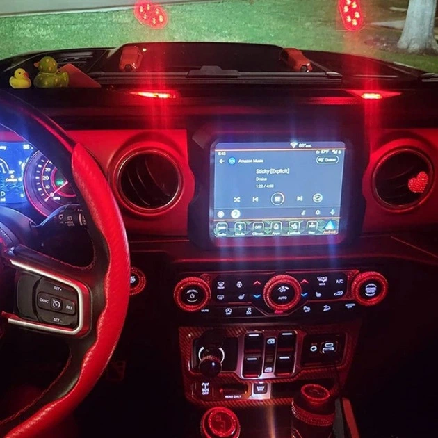 Автомобильный светодиодный светильник с USB-зарядкой 2 шт для подсветки салона - изображение 9