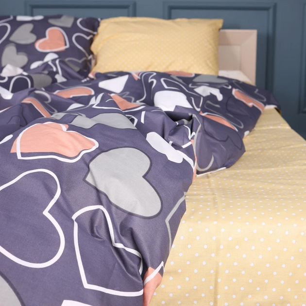 Простирадло MirSon Бязь 17-0720 Ashen Hearts 180x220 см від Rozetka на платформі USKIDKA Акція на Простирадло MirSon Бязь 17-0720 Ashen Hearts 180x220 см від Rozetka