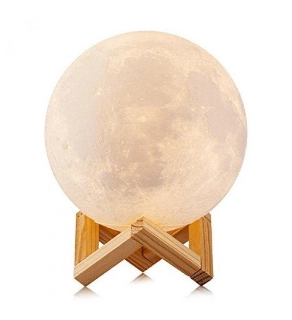 Ночник светильник лампа Луна на пульте 3D Moon Light Lamp на аккумуляторе 16 цветов - изображение 8