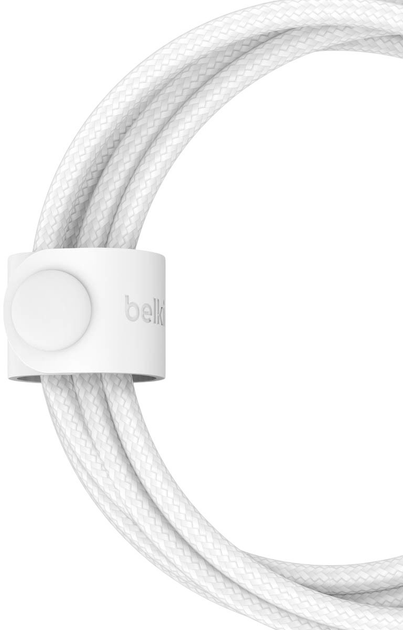 Кабель Belkin BoostCharge 2-in-1 USB Type-C – USB Type-C/Lightning 60W 1.5 м White (CAC003HQ1.5MWH) - зображення 4