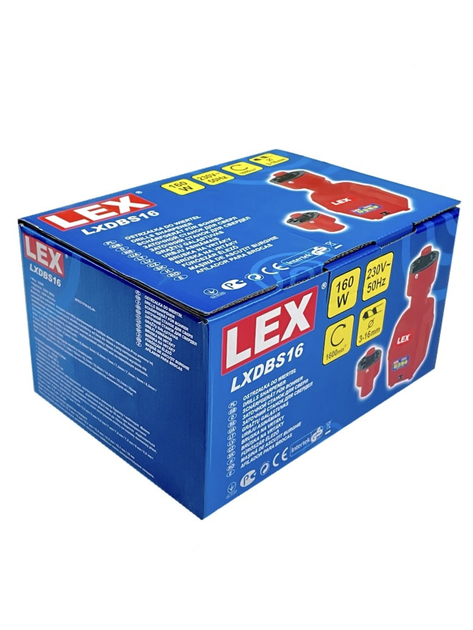 Станок заточной для сверл LEX LXDBS16 : 160Вт, 1600 об/мин, вес 2.2кг - изображение 3