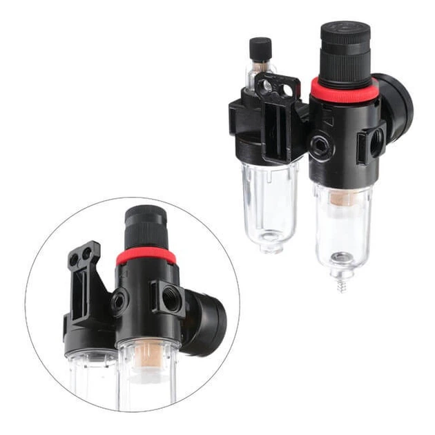 Блок подготовки воздуха 1/4” INTERTOOL PT-1431 - Фото 3 Блок подготовки воздуха 1/4” INTERTOOL PT-1431 - изображение 3