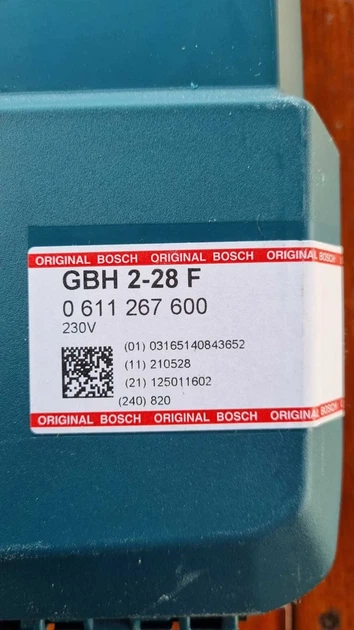 Профессиональный электрический перфоратор Bosch GBH 2-28 F (0611267600) - изображение 8