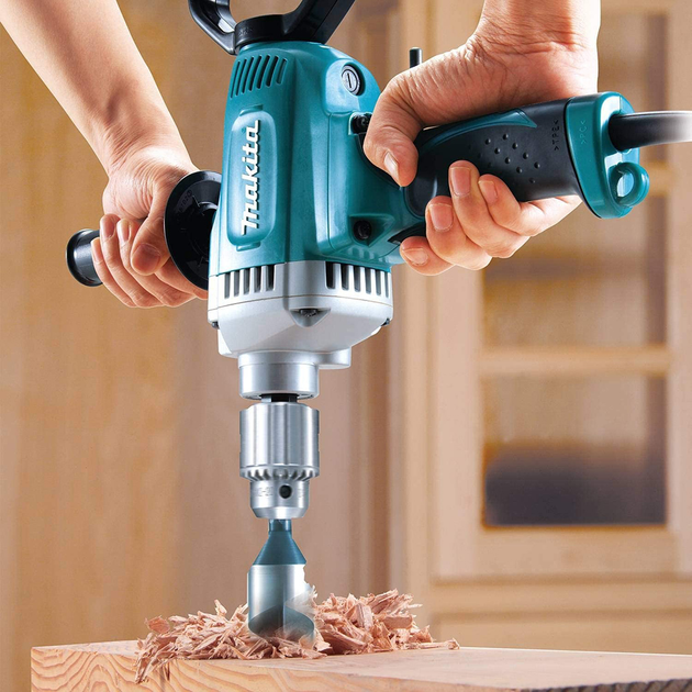 Профессиональная дрель-миксер MAKITA DS 4012: 750Вт, 600об/мин, реверс, патрона 1,5-13 мм - изображение 7