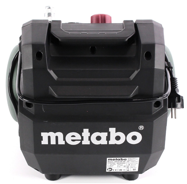 Компресор переносний Metabo Basic 160-6 W OF (601501000): 160 л/хв., 900Вт, 6 бар - зображення 5