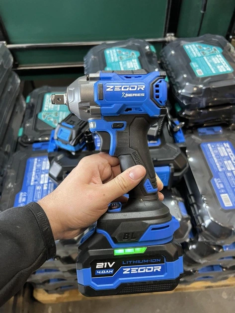 Гайковерт акумуляторний безщітковий ZEGOR SDAX-21BL-500