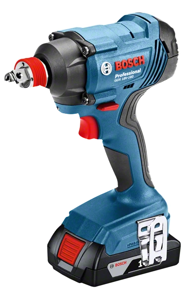 Профессиональный набор аккумуляторного инструмента Bosch GSR 18V-50 + GDX 180-LI 5Ah : с АКБ 18V 5 Ah-3 шт, дрель-шуруповерт, гайковерт - изображение 3
