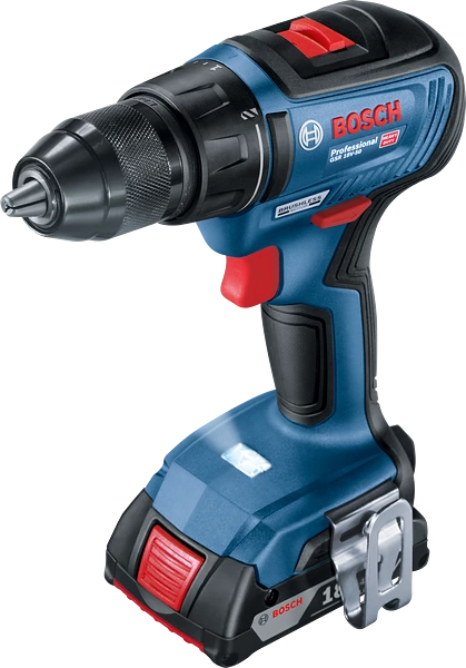 Профессиональный набор аккумуляторного инструмента Bosch GSR 18V-50 + GDX 180-LI 5Ah : с АКБ 18V 5 Ah-3 шт, дрель-шуруповерт, гайковерт - изображение 4