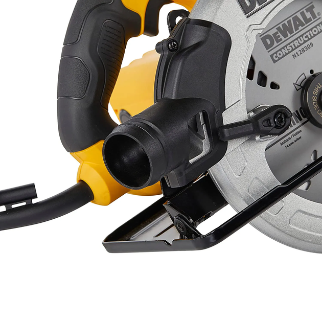 Профессиональная пила дисковая сетевая DeWALT DWE5615 : 1500 Вт, диск 190 мм, 5500 об/мин - Фото 6 Профессиональная пила дисковая сетевая DeWALT DWE5615 : 1500 Вт, диск 190 мм, 5500 об/мин - изображение 6