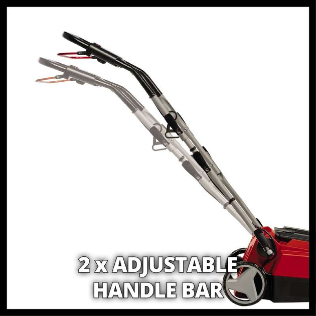Мощный скарификатор электрический аэратор Einhell GE-SA 1435/1 : 1400 Вт, для газонов S=500 м² (3420690) - изображение 4