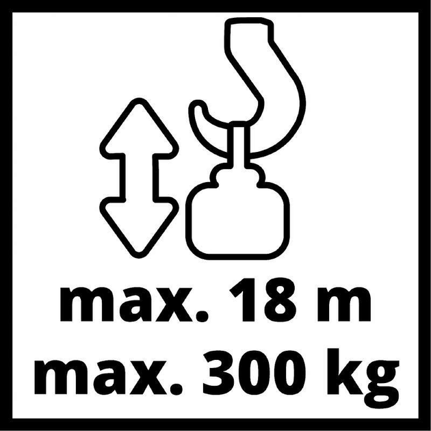 Лебедка Einhell тельфер TC-EH 600 (2255150) - изображение 9