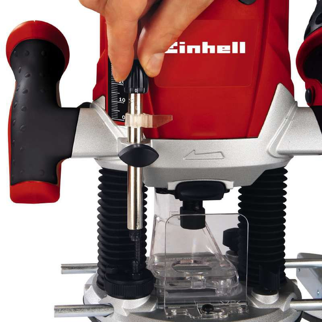 Мощный электрический ручной столярный фрезер по дереву Einhell TE-RO 1255E: 1200 Вт, 6-8 цанга SDRT_54350490 - изображение 2