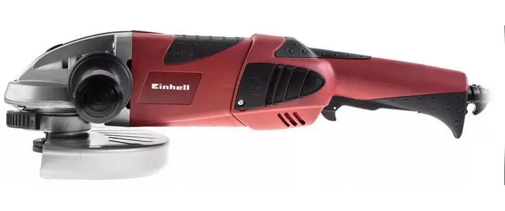 Професійна кутова шліфмашина Einhell TE-AG 230/2000 : 2000 Вт, частота на х.х. 6500 об/хв, діаметр диска 230 мм (4430840) - Фото 6 Професійна кутова шліфмашина Einhell TE-AG 230/2000 : 2000 Вт, частота на х.х. 6500 об/хв, діаметр диска 230 мм (4430840) - зображення 6