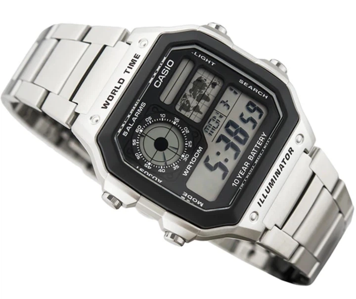 Мужские наручные часы CASIO AE-1200WHD-1A - изображение 2