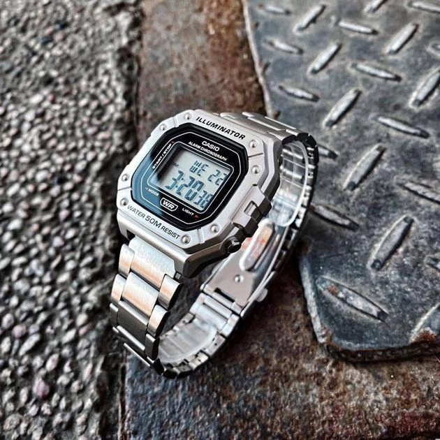 Чоловічий годинник CASIO W-218HD-1A - Фото 2 Чоловічий годинник CASIO W-218HD-1A - зображення 2