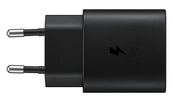 Швидка зарядка 25W для Samsung Galaxy Super Fast Charging PD type-C Power Adapter EP-TA800 з кабелем 1метр, зарядний пристрій Black - изображение 7