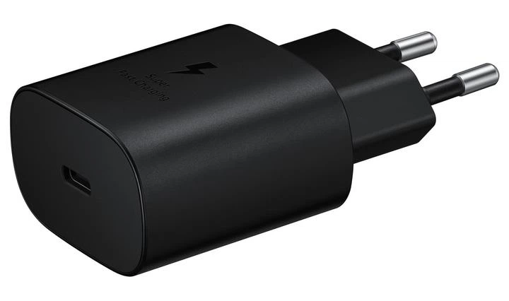 Швидка зарядка 25W для Samsung Galaxy Super Fast Charging PD type-C Power Adapter EP-TA800 з кабелем 1метр, зарядний пристрій Black - изображение 8