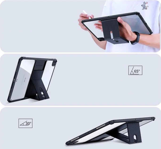 Чохол для планшета Apple iPad Pro 11" M4 2024 BeCover Xundd Stand з кріпленням для стилуса Black (BC_713253) - зображення 6
