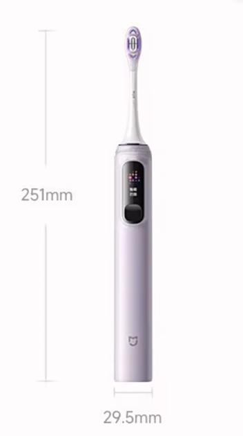 Електрична зубна щітка Mijia Sonic Sweep Electric Toothbrush Pro (MES610) + 2 насадки Violet - зображення 7