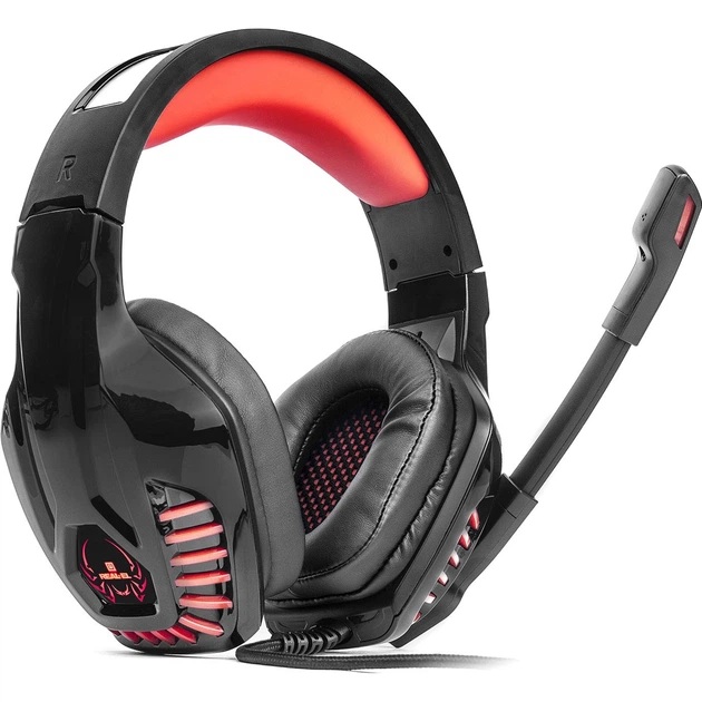 Игровые наушники REAL-EL GDX-7650 Black/Red (EL124100043) [112560] - изображение 3