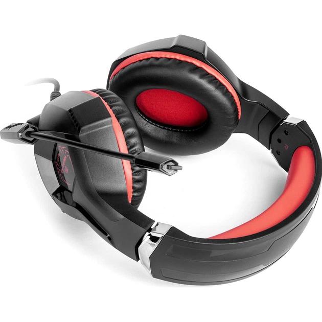 Игровые наушники REAL-EL GDX-7575 Black/Red (EL124100042) [112556] - изображение 5