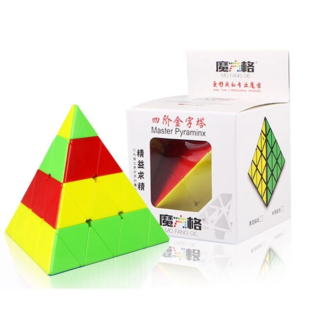 Пірамідка QiYi Master Pyraminx 4x4 stickerless | Пірамідка 4х4 без наліпок - Фото 1 Пірамідка QiYi Master Pyraminx 4x4 stickerless | Пірамідка 4х4 без наліпок - зображення 1