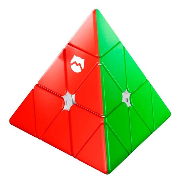 GAN Monster Go Pyraminx stickerless | Пірамідка Ган Монстр Гоу 3х3 - Фото 2 GAN Monster Go Pyraminx stickerless | Пірамідка Ган Монстр Гоу 3х3 - зображення 2