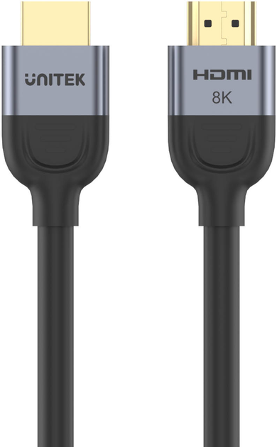 Кабель Unitek HDMI - HDMI 2.1 8K 60 Hz 1.5m (C11086GY01-1.5M) - зображення 3