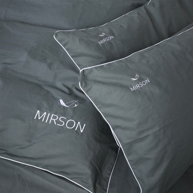 Простирадло MirSon Corner 16-7000 Green Grey 180х220 см Ranforce Elite від Rozetka на платформі USKIDKA Акція на Простирадло MirSon Corner 16-7000 Green Grey 180х220 см Ranforce Elite від Rozetka