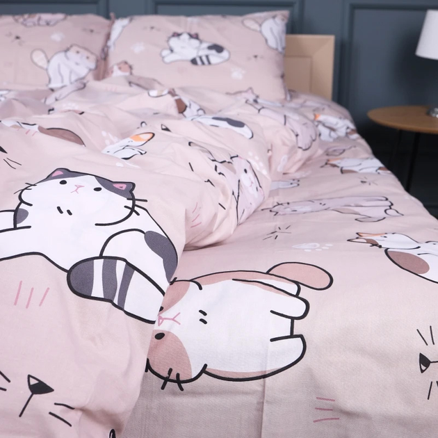 Простирадло MirSon Бязь 17-0665 Cream Kittens 180x220 см від Rozetka на платформі USKIDKA Акція на Простирадло MirSon Бязь 17-0665 Cream Kittens 180x220 см від Rozetka