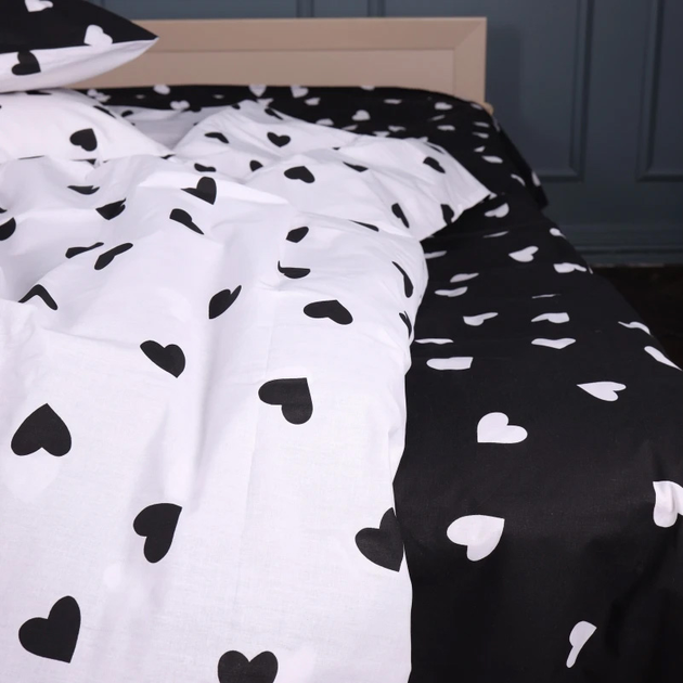 Простирадло MirSon Ranforce Elite 17-0669 Black and White Love 180x220 см від Rozetka на платформі USKIDKA Акція на Простирадло MirSon Ranforce Elite 17-0669 Black and White Love 180x220 см від Rozetka