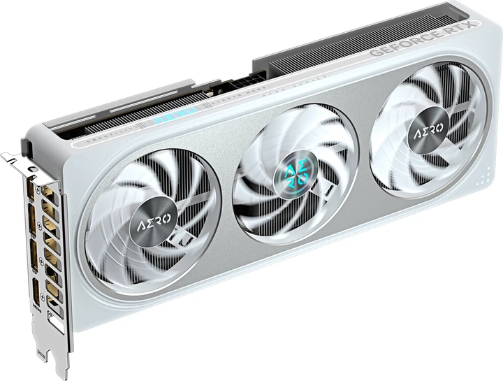 Karta graficzna Gigabyte PCI-Ex GeForce RTX 5060 Ti AERO OC 8G 8GB GDDR7 (128bit) (2647/28000) (HDMI, 3 x DisplayPort) (GV-N506TAERO OC-8GD) - obraz 4
