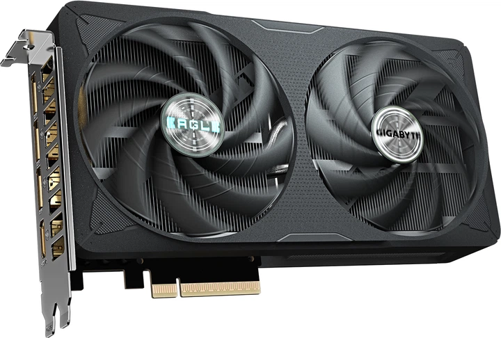 Відеокарта Gigabyte PCI-Ex GeForce RTX 5060 Ti EAGLE OC 8G 8GB GDDR7 (128bit) (2617/28000) (HDMI, 3 x DisplayPort) (GV-N506TEAGLE OC-8GD) - зображення 2