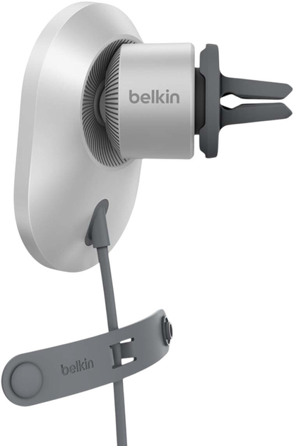 Автомобільний зарядний пристрій Belkin BoostCharge Pro Magnetic Qi2 15W White (WIC008BTGR-V2) - зображення 5