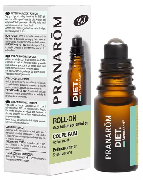 Olejek do ciała Pranarom Aromaboost Roll-On Diet 5 ml (5420008558115) - obraz 1