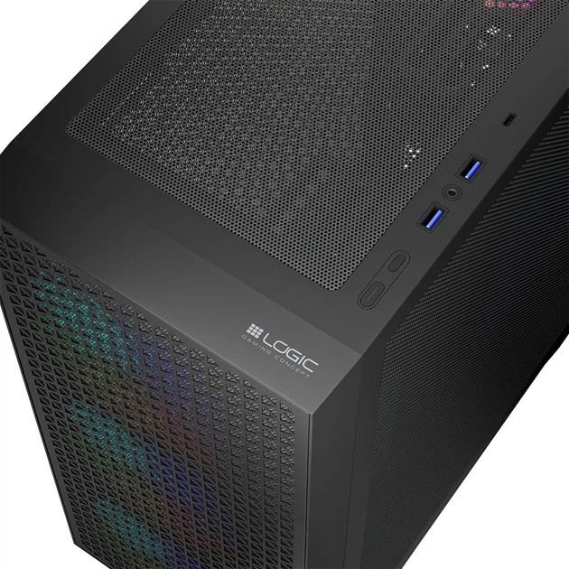 Корпус Logic Concept Dart Pro ARGB Midi Black Mesh (AT-DART-PRO-ARGB-10) - зображення 4