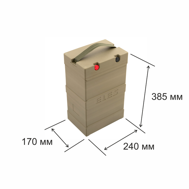 Акумуляторна батарея ELES DB B0 EV 8S1P 25,6V; 105Ah; 2,7kW; BMS 150 - изображение 7