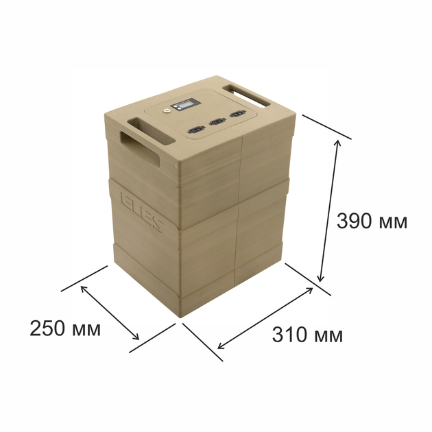 Акумуляторна батарея ELES DB ST EV 16S1P 51,2V; 105Ah; 5,4kW; BMS 150 - изображение 7