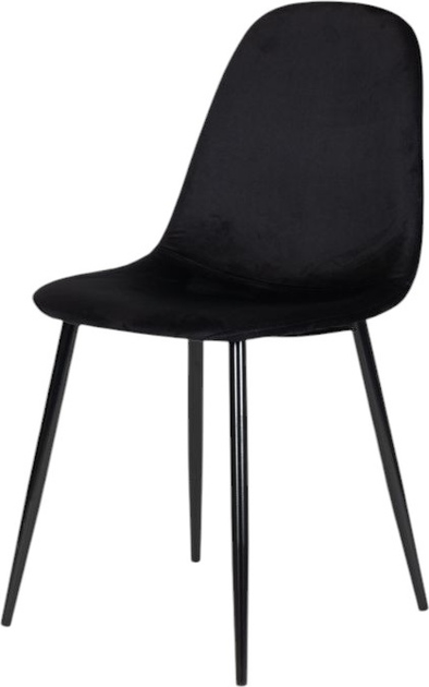 Zestaw krzeseł do kuchni i salonu ModernHome by Multistore J933 4 szt Black (5905817000708) - obraz 5