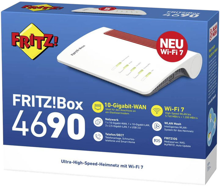 Маршрутизатор AVM FRITZ!Box 4690 (20003082) - зображення 4