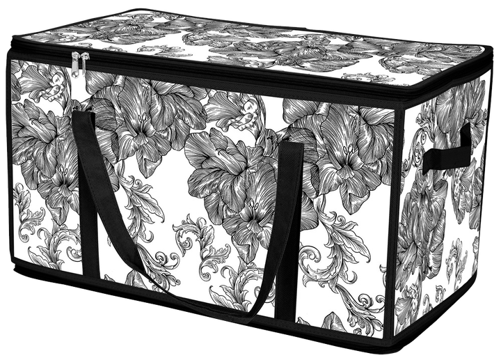 Корзина IDEA HOME DB-28 Anthracite Flowers (60см) - Фото 1 Корзина IDEA HOME DB-28 Anthracite Flowers (60см) - изображение 1