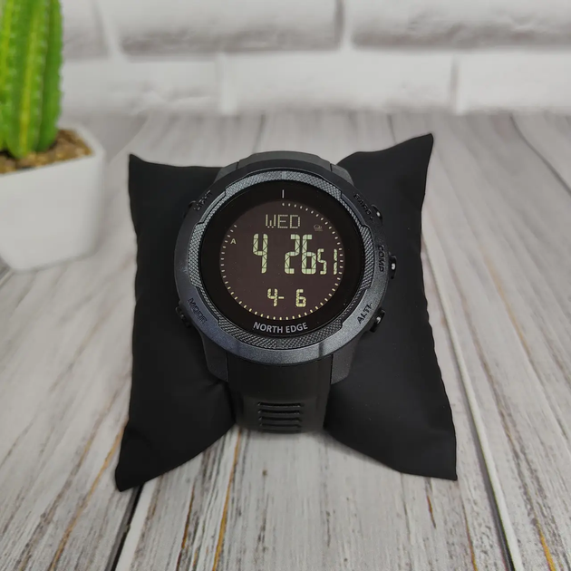 Ударостійкий водонепроникний годинник North Edge Vertico 5BAR для військовослужбовців з підсвічуванням - зображення 3
