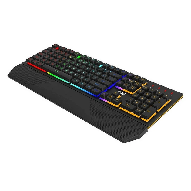 Клавиатура игровая мембранно-механическая AOC GK200 Gaming RGB радужная подсветка (GK200D32R) - изображение 3