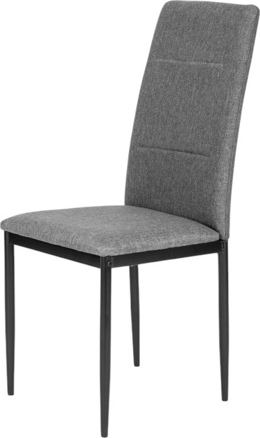 Zestaw krzeseł do kuchni i salonu ModernHome by Multistore KJC007 4 szt Grey (5905817000722) - obraz 4
