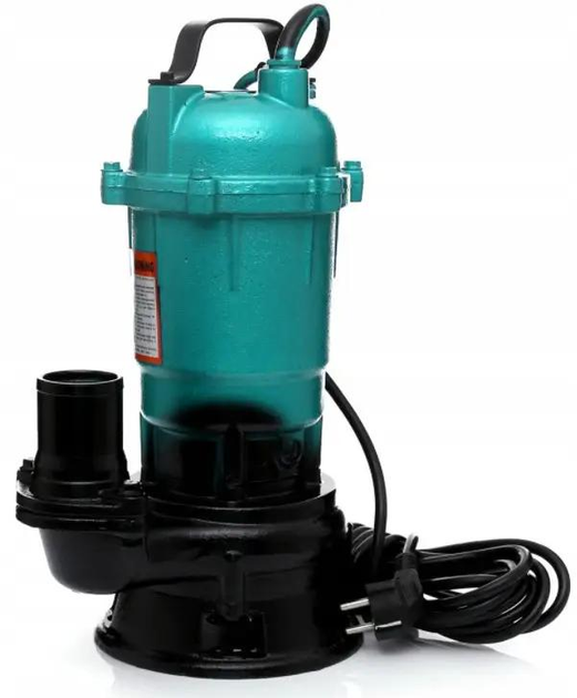 Насос фекальний дренажний N.E.K 2,6 kW 2,6 занурювальний з ножем подрібнювачем дробилкою лезом сікатором + шланг 20 метрів - зображення 2