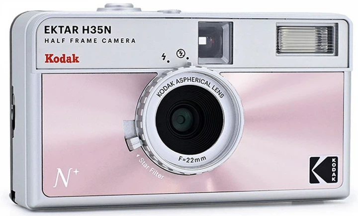 Плёночный фотоаппарат KODAK Ektar H35N Pink/Grey - изображение 3